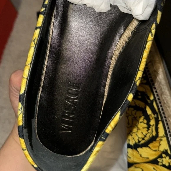 Men’s Versace Espadrilles Shoes size 43.5 and 44 - Picture 4 of 5